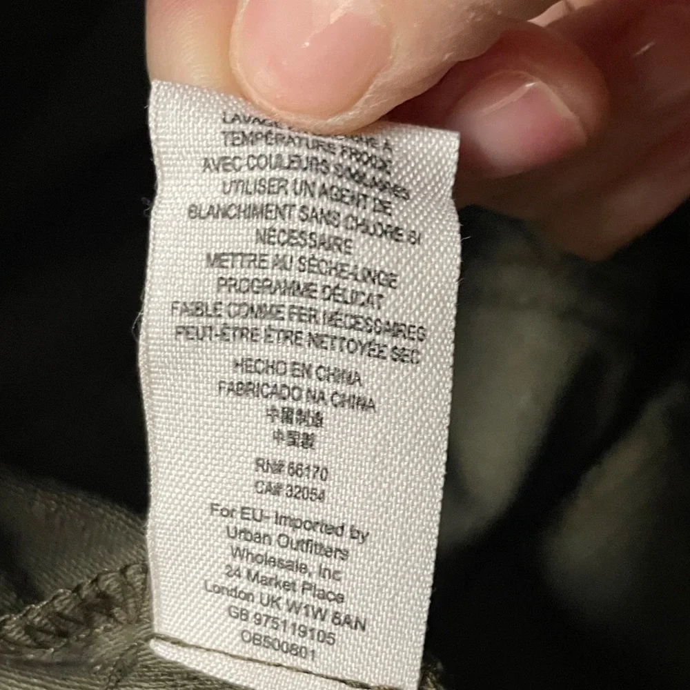 Free People Oversized Not Your Brother's Surplus Jacket in Olive size XS - Picture 6 of 7